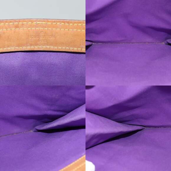 LOUIS VUITTON Monogram Vernis Stanton Tote Bag Purple Viole M91079 - Picture 11 of 12